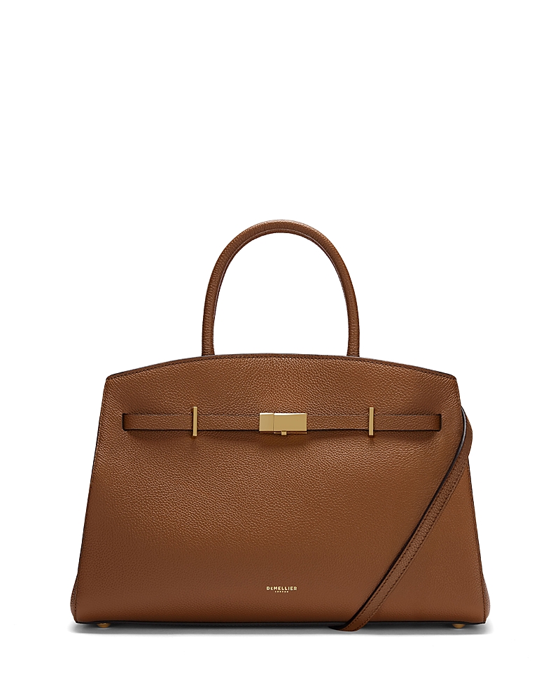 DeMellier The Midi Hudson Leather Top Handle Bag