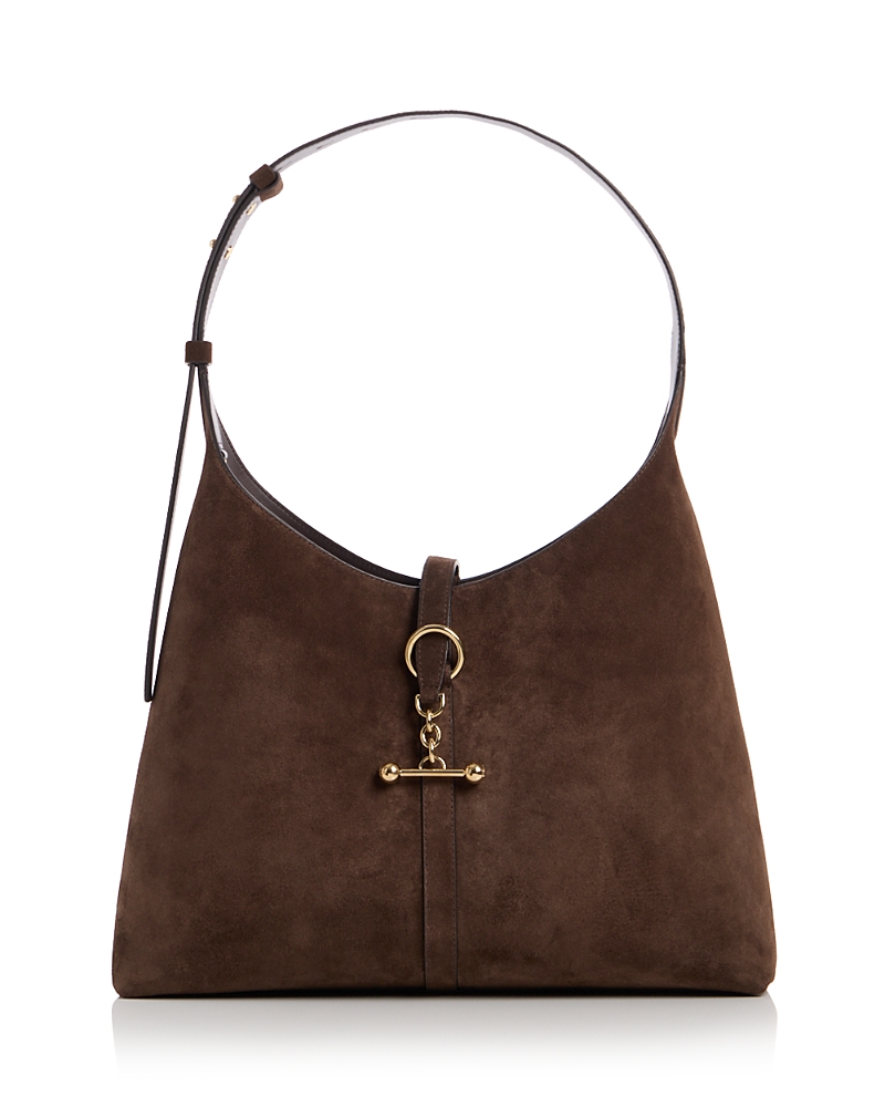 Strathberry Kite Maxi Suede Hobo Bag