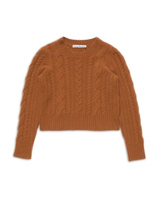 Cashmere Blend Cable Knit Sweater
