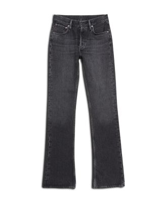2009F Mid Rise Straight Jeans in Black
