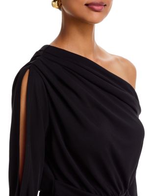 Off The Shoulder Jersey Mini Dress - Exclusive - thumbnail 3