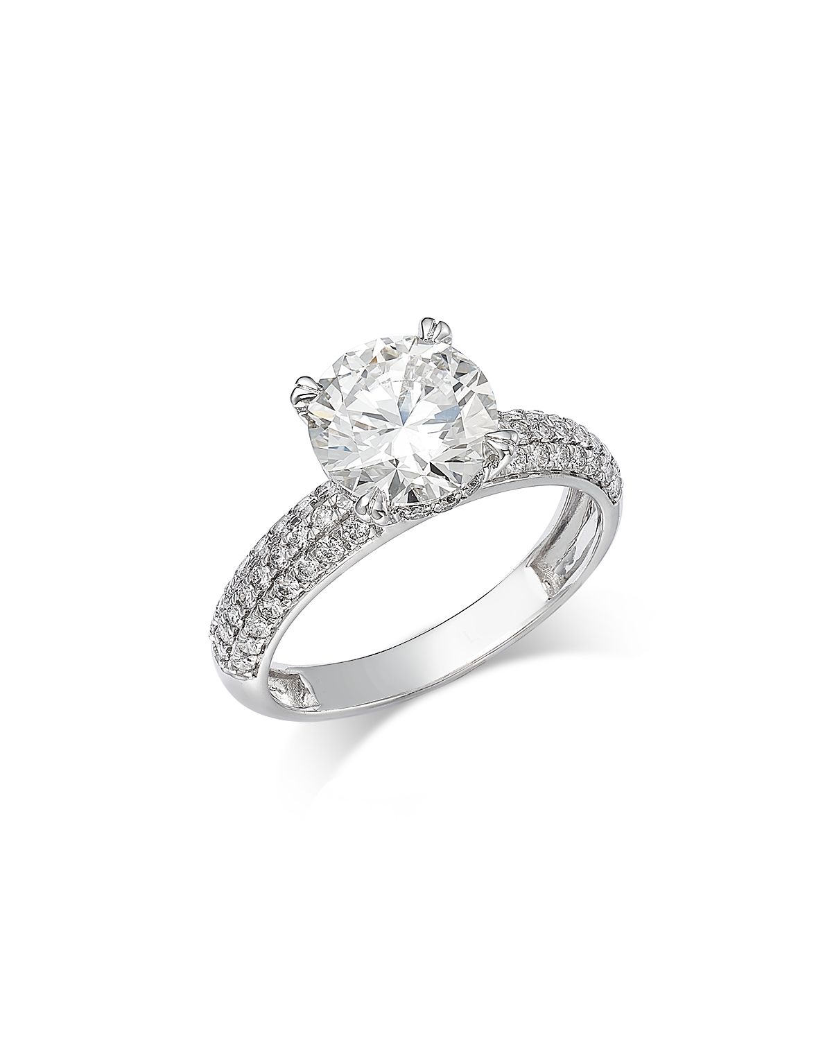 Bloomingdale's Fine Collection Certified Lab Grown Diamond Engagement Ring