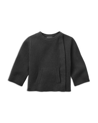 Unisex Cashmere Blend Asymmetric Sweater - Baby, Little Kid