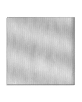 Fluted Silver Foiled Embossed Wrapping Paper