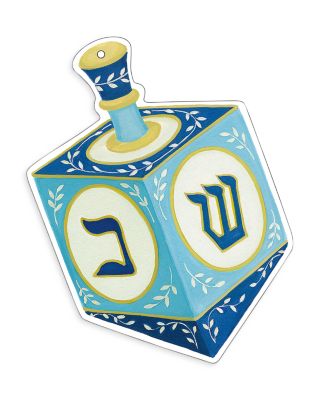 Dreidel Gift Tag