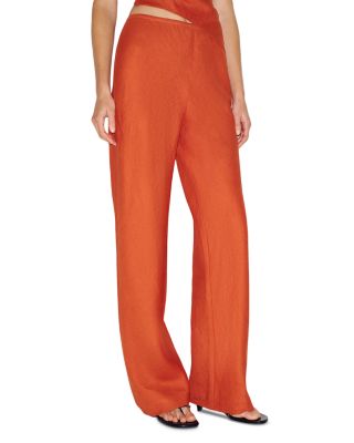 Gale Linen Mid Rise Pants