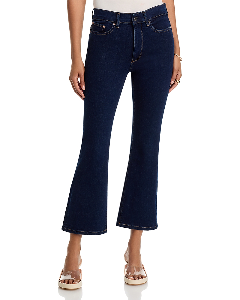 DL1961 Bridget Boot High Rise Instasculpt Crop Jeans in Lunar Sky