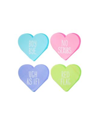  Y2K Candy Hearts Paper Cocktail Napkins, Set of 20