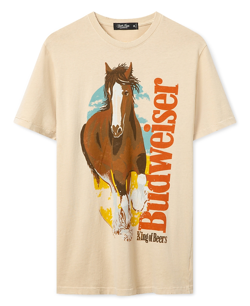 Junk Food Clothing Unisex Budweiser Clydesdale Vintage Tee