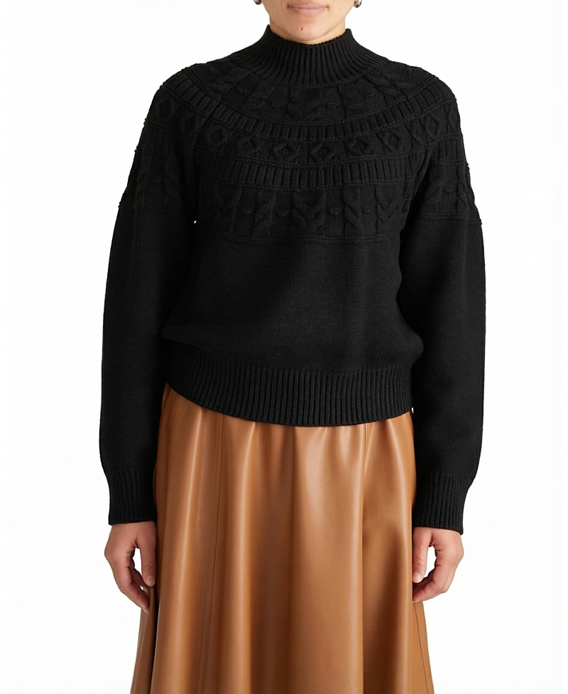 Universal Standard Women's Plus Safiya Cable Knit Sweater