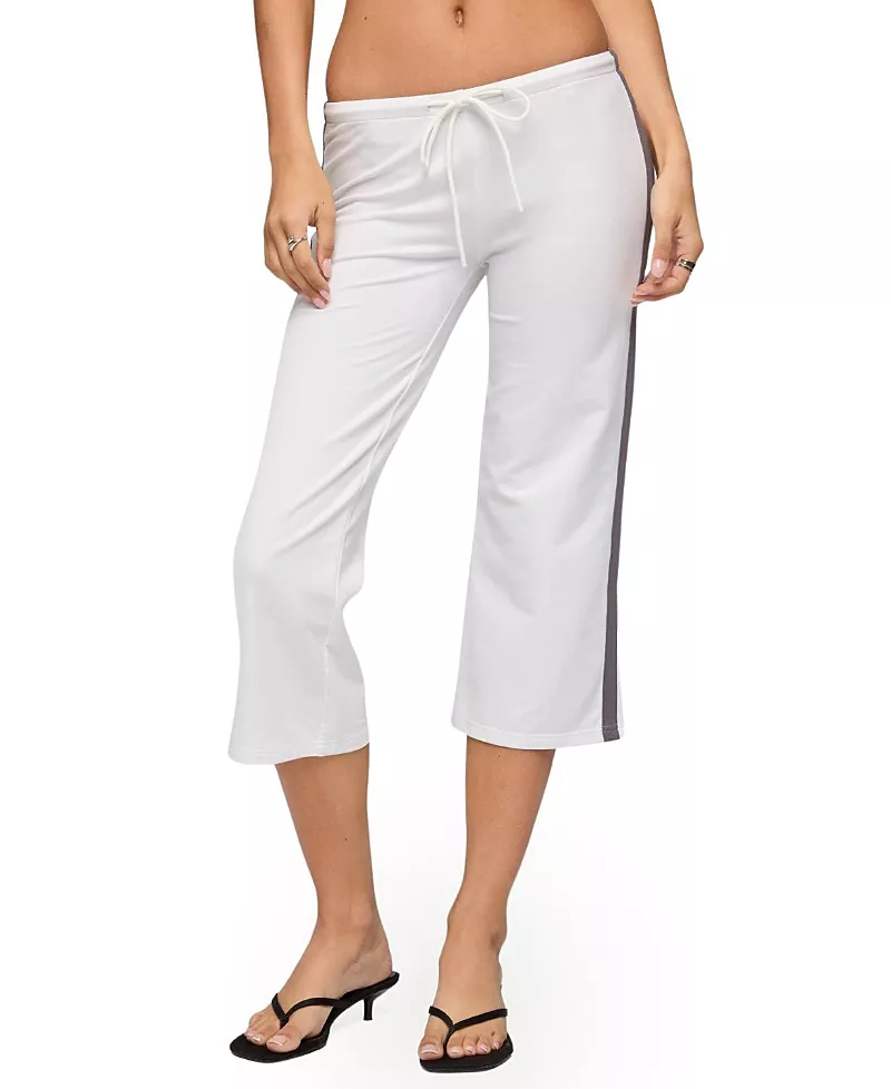 Edikted Milene Contrast Terry Capri Pants