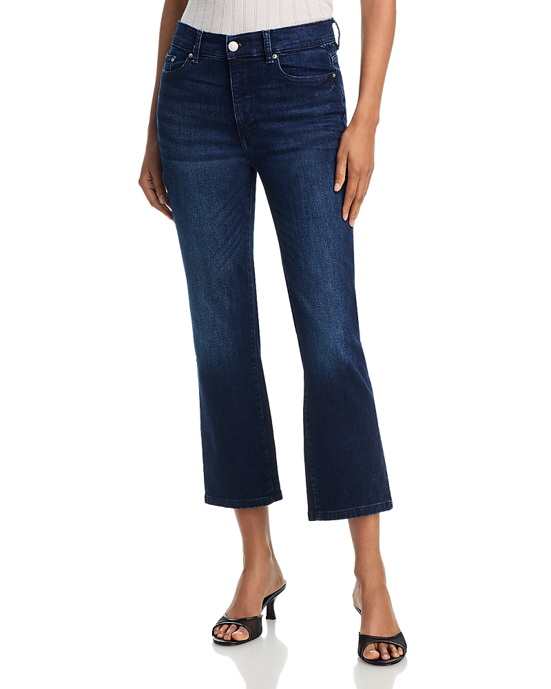 DL1961 Petite Halle Instasculpt Straight Leg High Rise Jeans