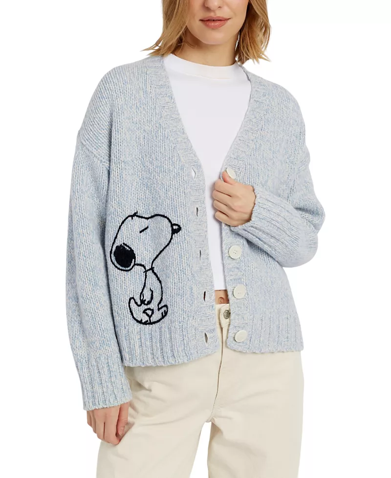 Chinti & Parker Women's Merino Snoopy Marl Cardigan
