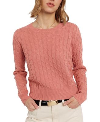 Women's Pure Cashmere Cable Sweater