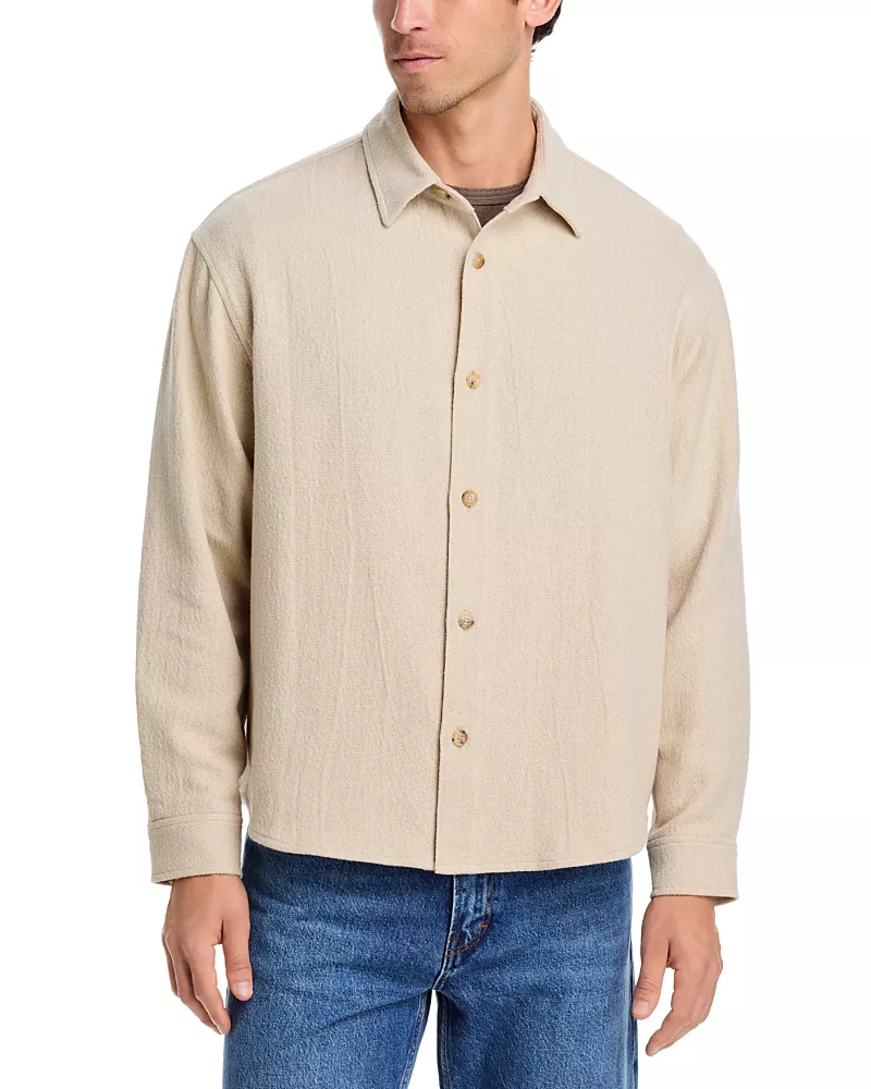 Frame Textured Overshirt