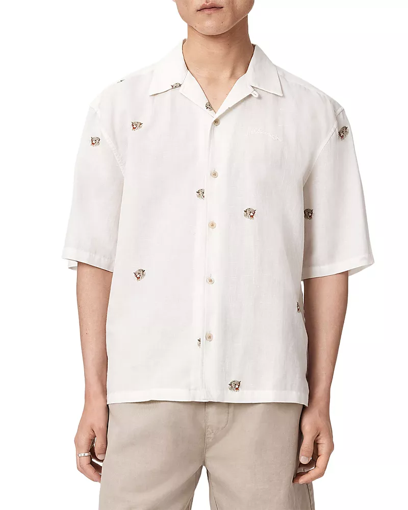 Allsaints Feline Pattern Shirt