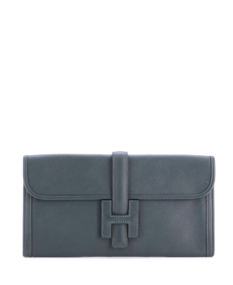 Pre-Owned HERMES 29 Jige Elan Clutch Evercolor