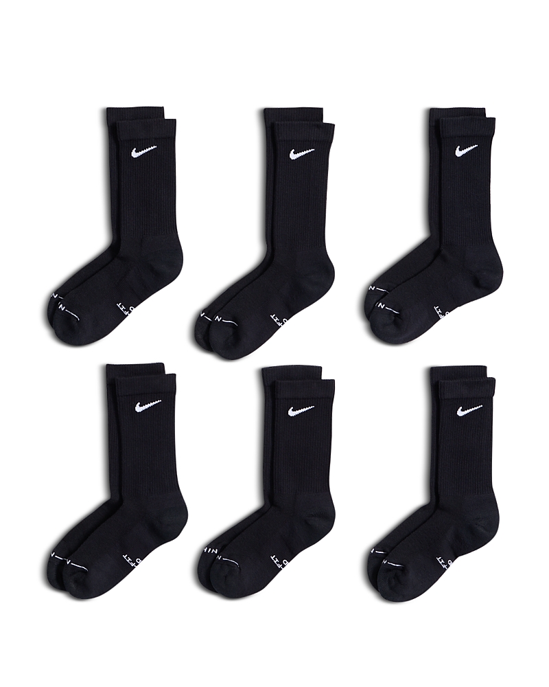 Nike Everyday Elevated Crew Socks, Pack of 6
