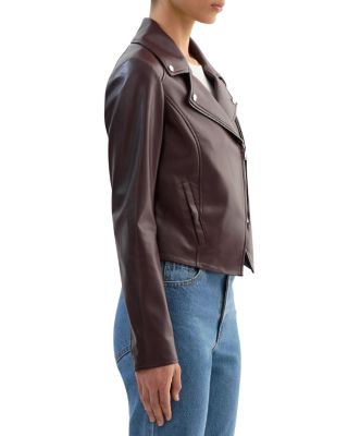 Pascale Faux Leather Moto Jacket - thumbnail 4