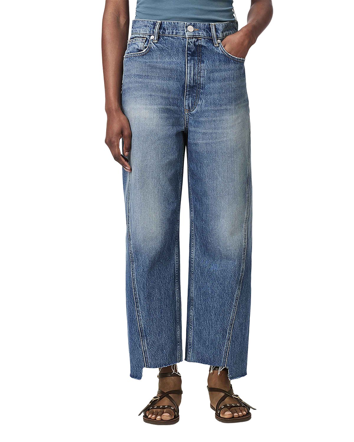 Allsaints Fox Mid Rise Ankle Jeans