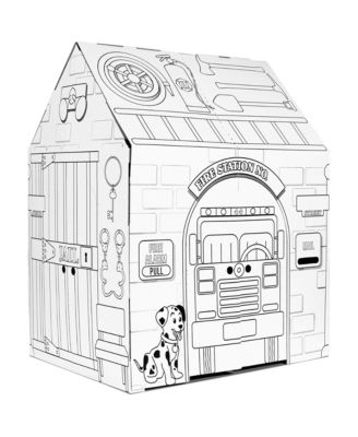  Police And Fire Station Cardboard Fort, Ages 3+