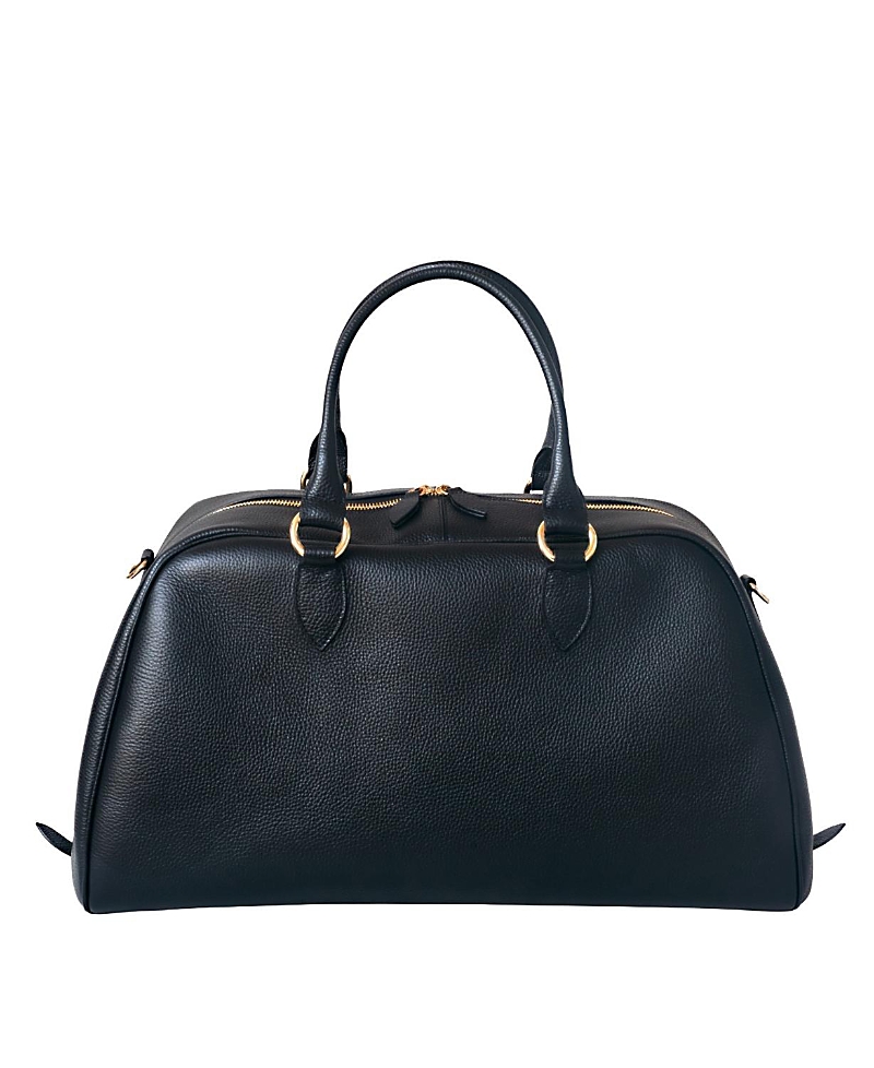 Hyer Goods La Via Italian Leather Weekender Bag · OS