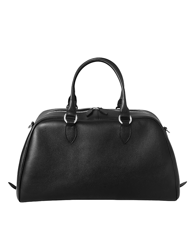 Hyer Goods La Via Italian Leather Weekender Bag