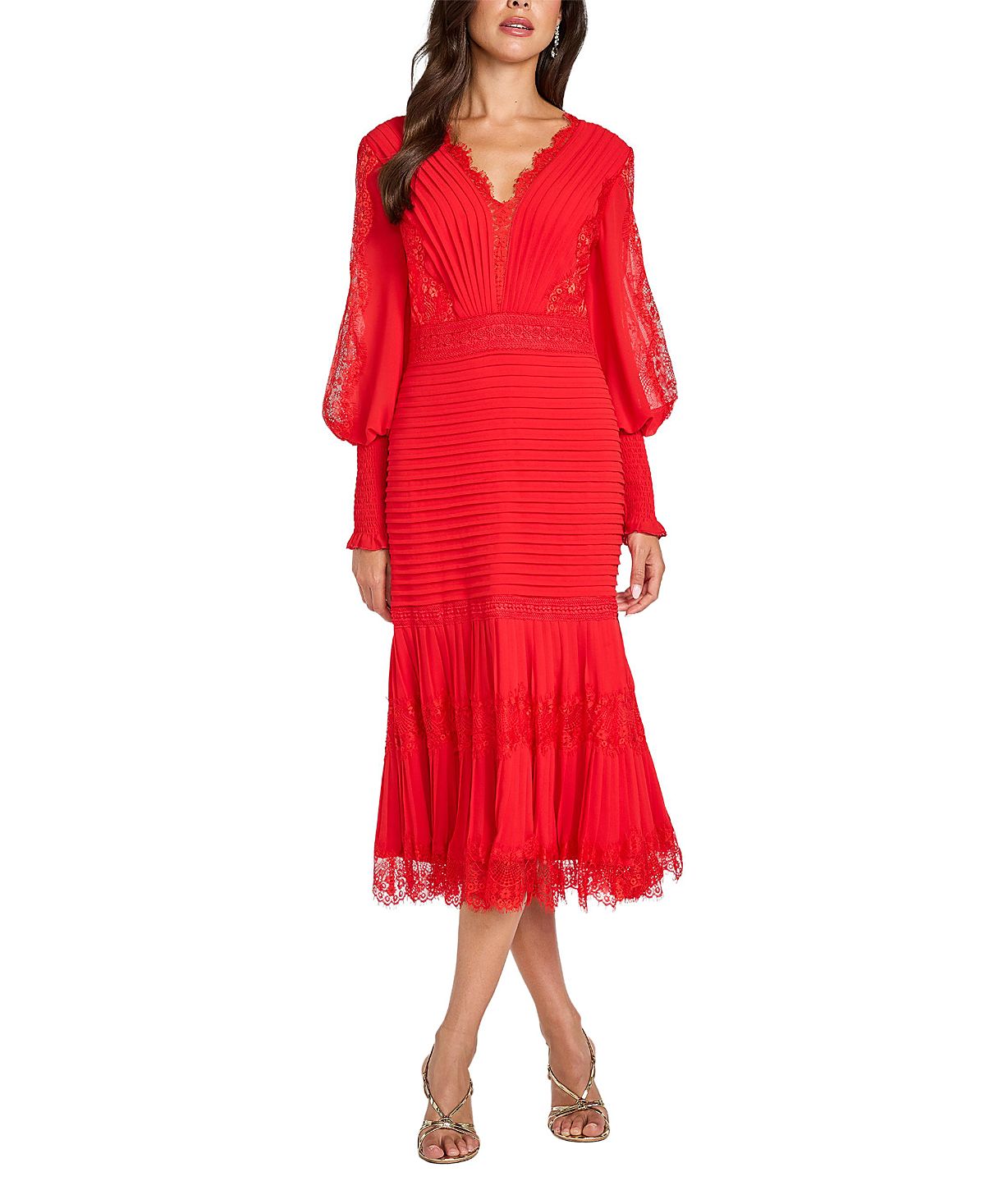 Tadashi Shoji Nyssa Bishop Sleeve Dress