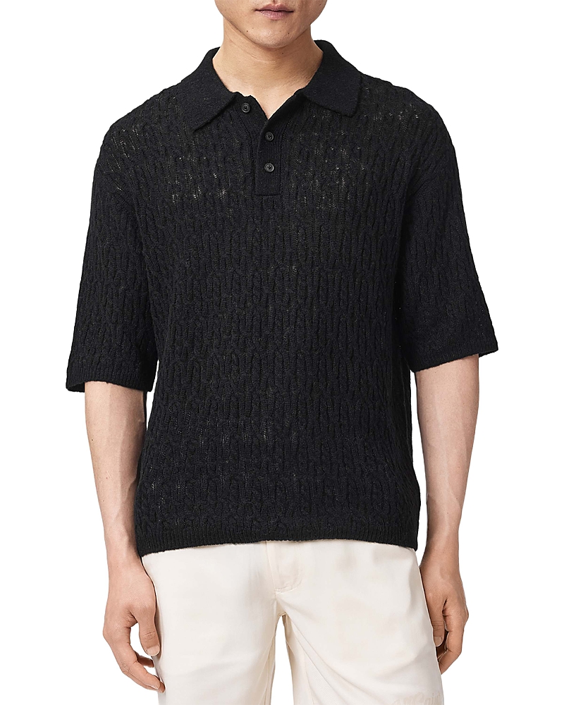 Allsaints Cyclone Knit Polo Shirt
