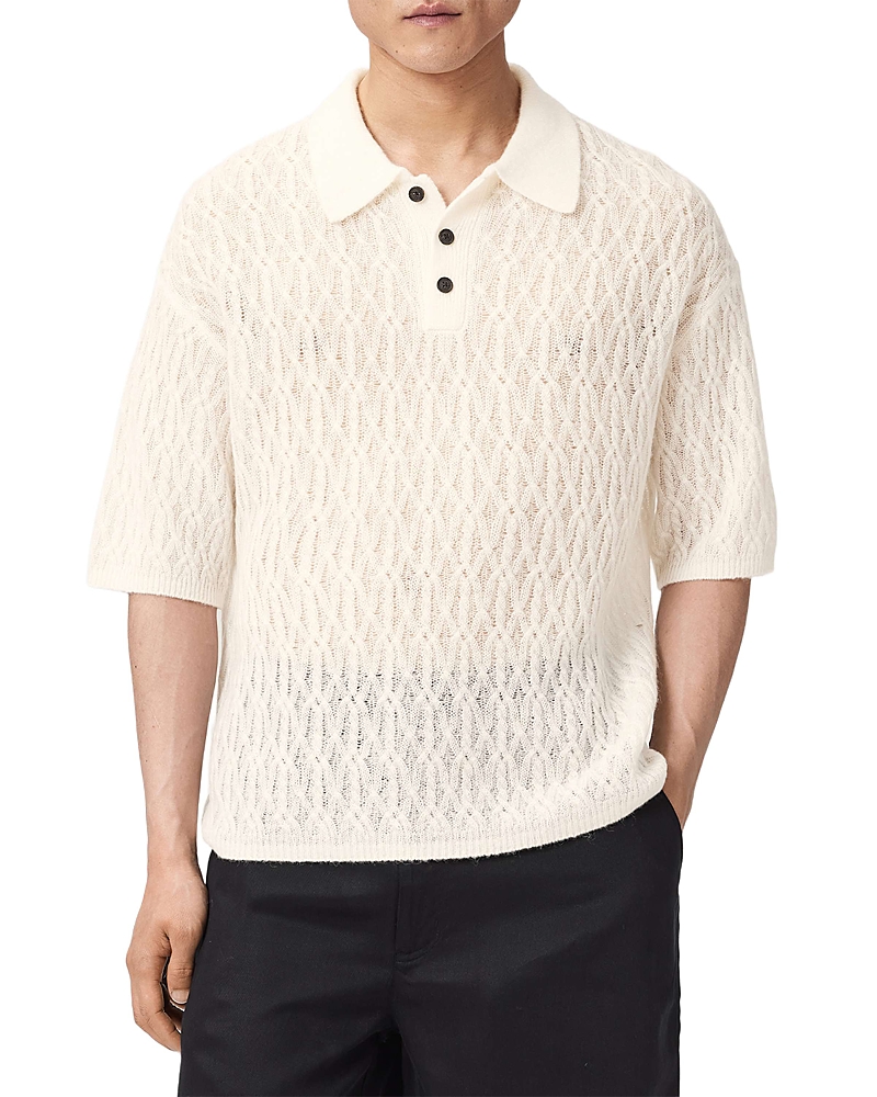 Allsaints Cyclone Knit Polo Shirt