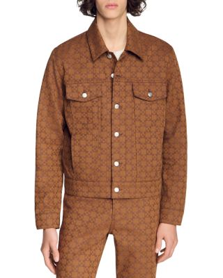  Square Cross Trucker Denim Jacket