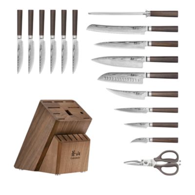 Maya 17 Piece Knife & Block Set