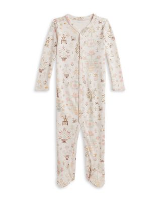 Girls' Polo Bear Cotton Footed Coverall - Baby