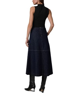 The Tavi Denim Skirt in Eminent - thumbnail 3