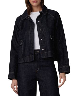 The Patch Pocket Swing Denim Jacket in Rinse