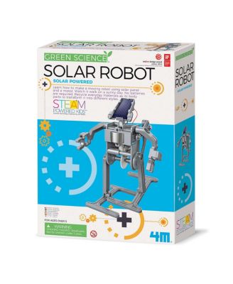 Green Science, Solar Robot DIY Walking Robot Building Kit, Ages 5+