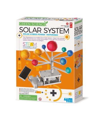 Green Science Solar System Diy Rotating Planetarium, Solar & Battery Power, Ages 5+