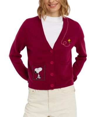 Chinti & Parker Women's Wool-Cashmere Snoopy Pocket Cardigan