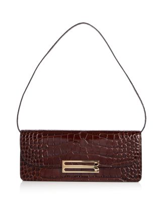 Dorian East West Small Leather Clutch