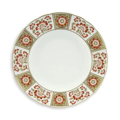 Panel Red Dinner Plate