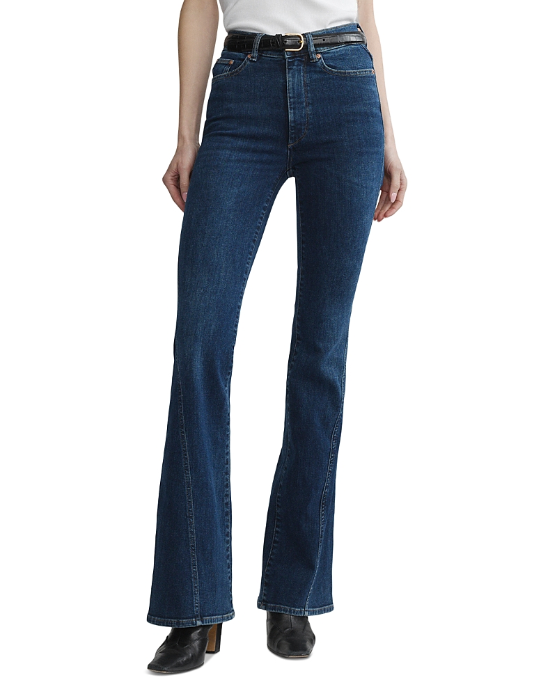 DL1961 Bridget Bootcut High Rise InstasculptJeans in Breeze Seamed