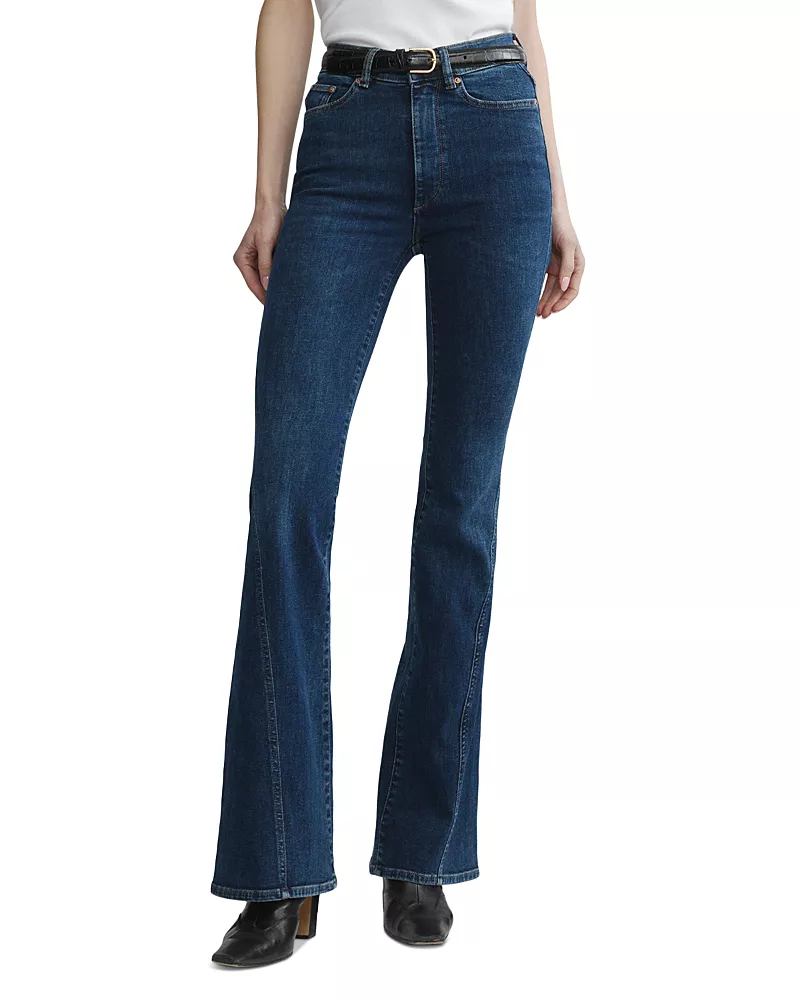DL1961 Bridget Bootcut High Rise InstasculptJeans in Breeze Seamed