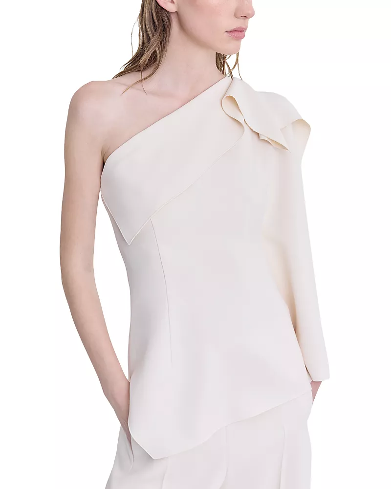 Fforme Lavinia Asymmetric One Shoulder Top