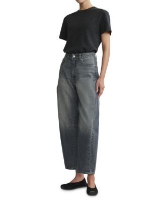 Miro Barrel High Rise HIGHLUXE™ Jeans in Ash Grey - thumbnail 2