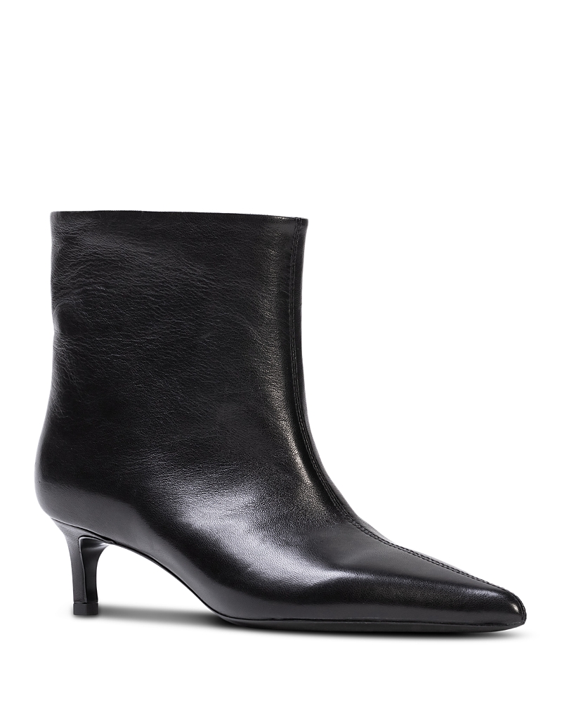 Black Suede Studio Women's Sutton 50 Leather Pull On Boots