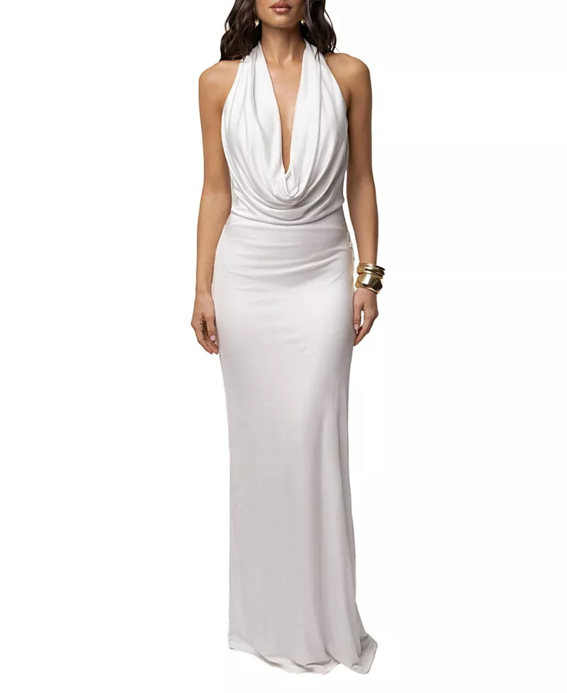 Jluxlabel Lunara Cowl Maxi Dress