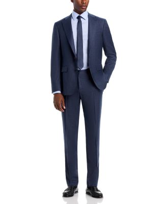 Capri Impeccabile Super 130's Wool Ticweave Slim Fit Suit