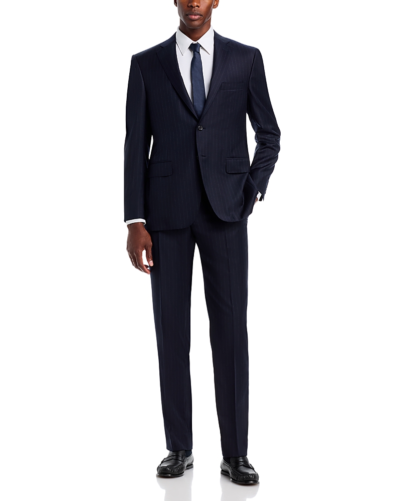 Canali Sienna Banker Stripe Regular Fit Suit