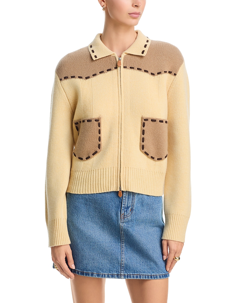 Guest in Residence Saddle Up Cashmere Wool Jacket