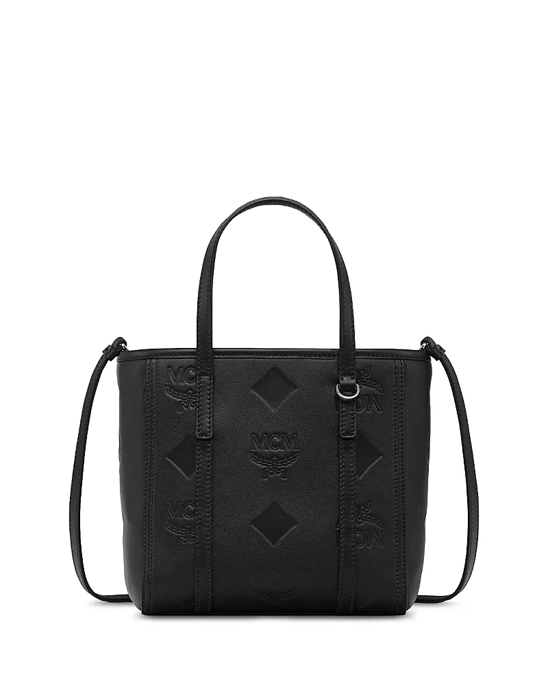 Mcm Toni Maxi Monogram Leather Shopper Bag